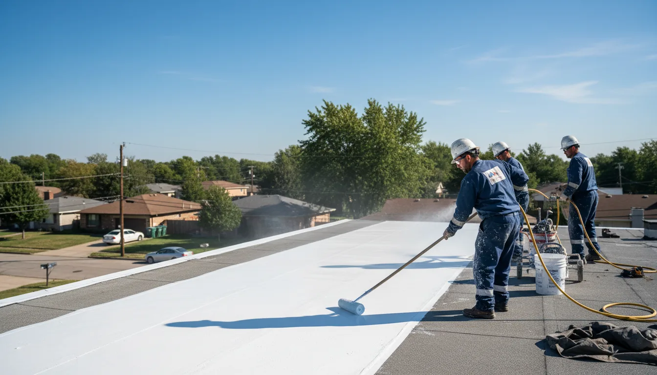 Commercial roof coating in Coin, IA near me